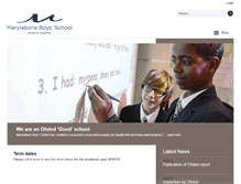 Tablet Screenshot of maryleboneschool.org